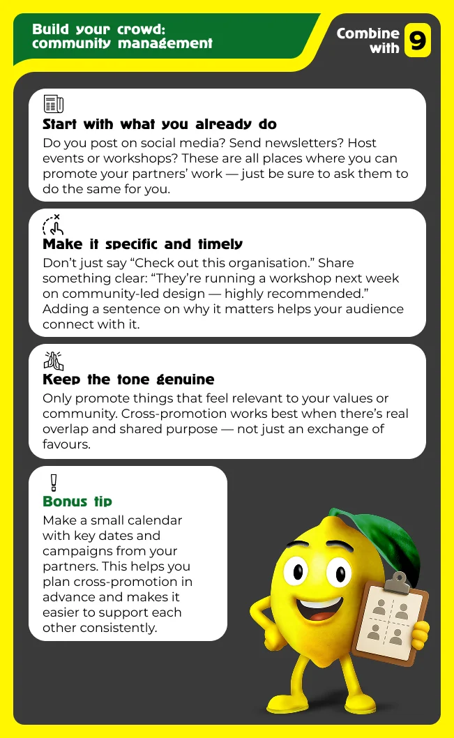 Cross-Promote with Your Partners