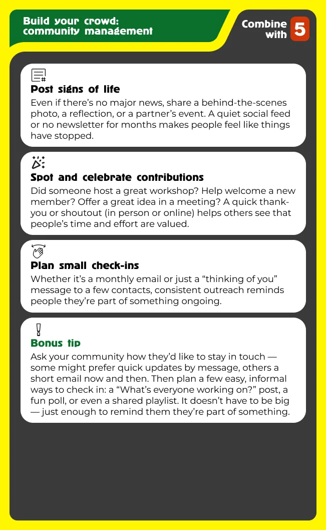 Keep the Connection Alive