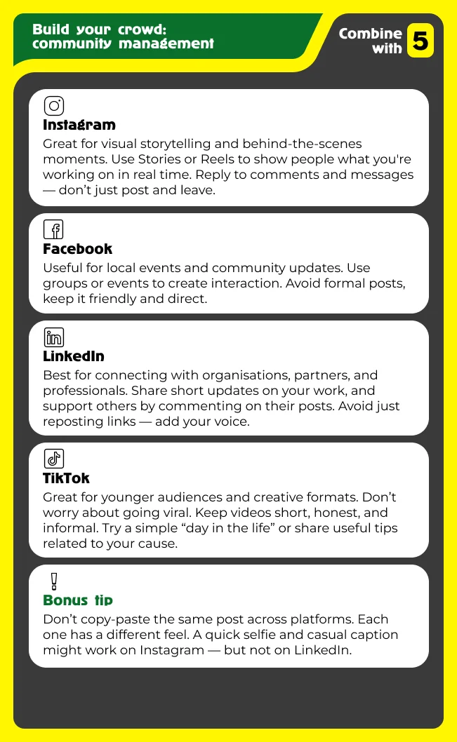 Connect Through Social Media