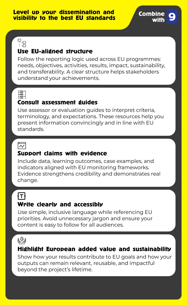 Write reports that highlight project success