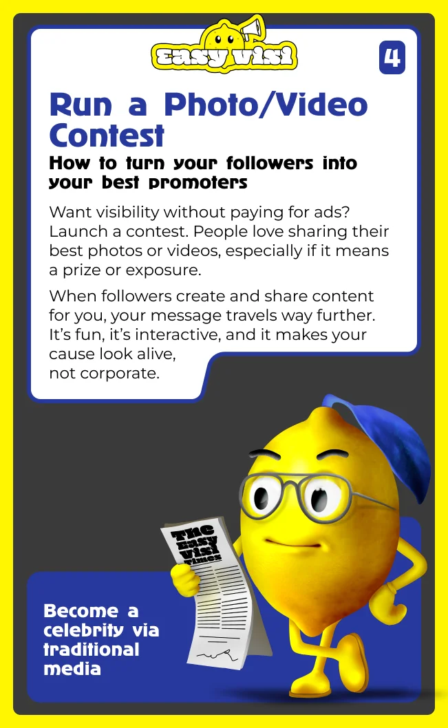 Run a Photo/Video Contest