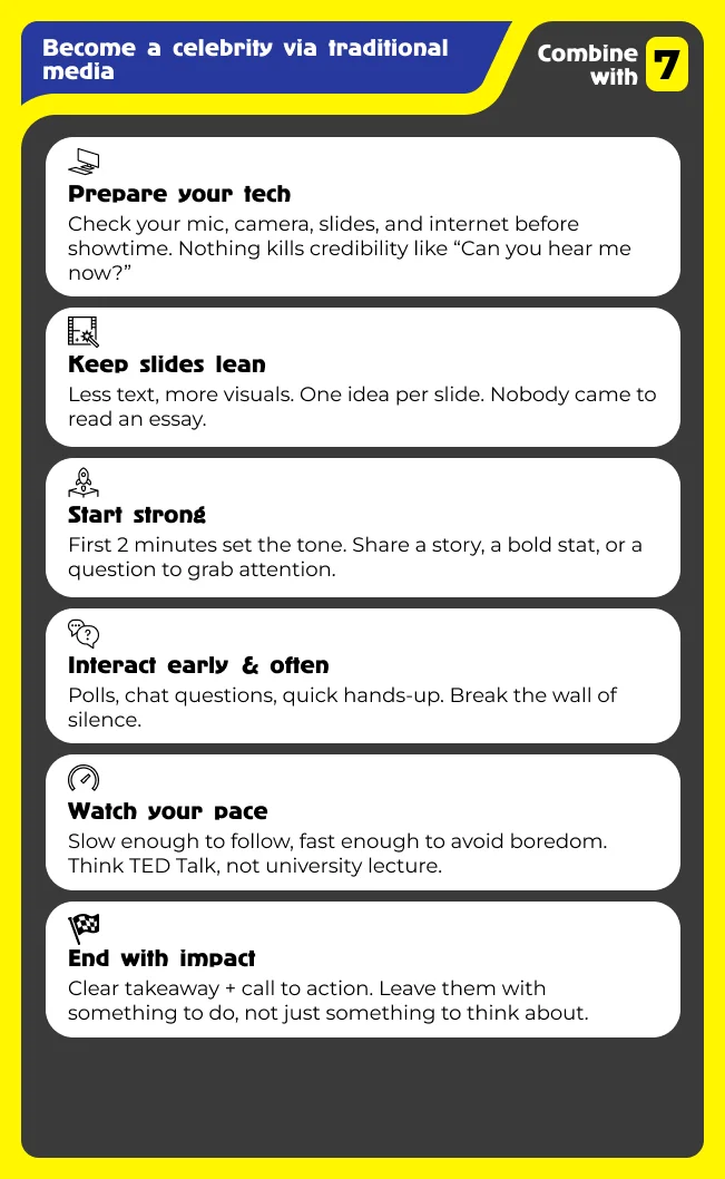 How to make a great webinar