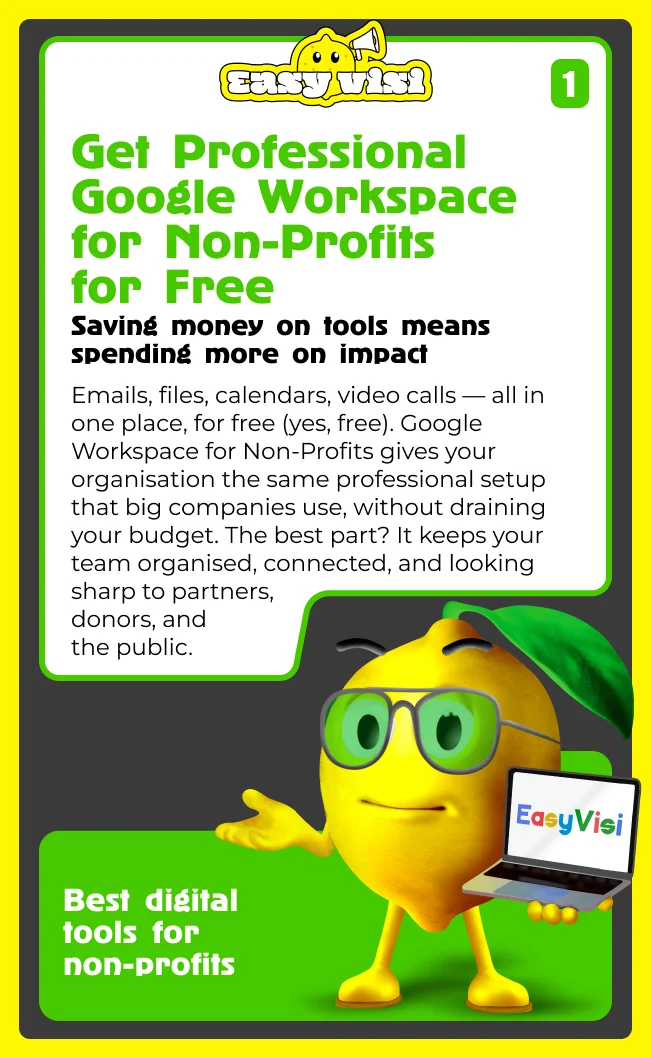 Get Professional Google Workspace for Non-Profits