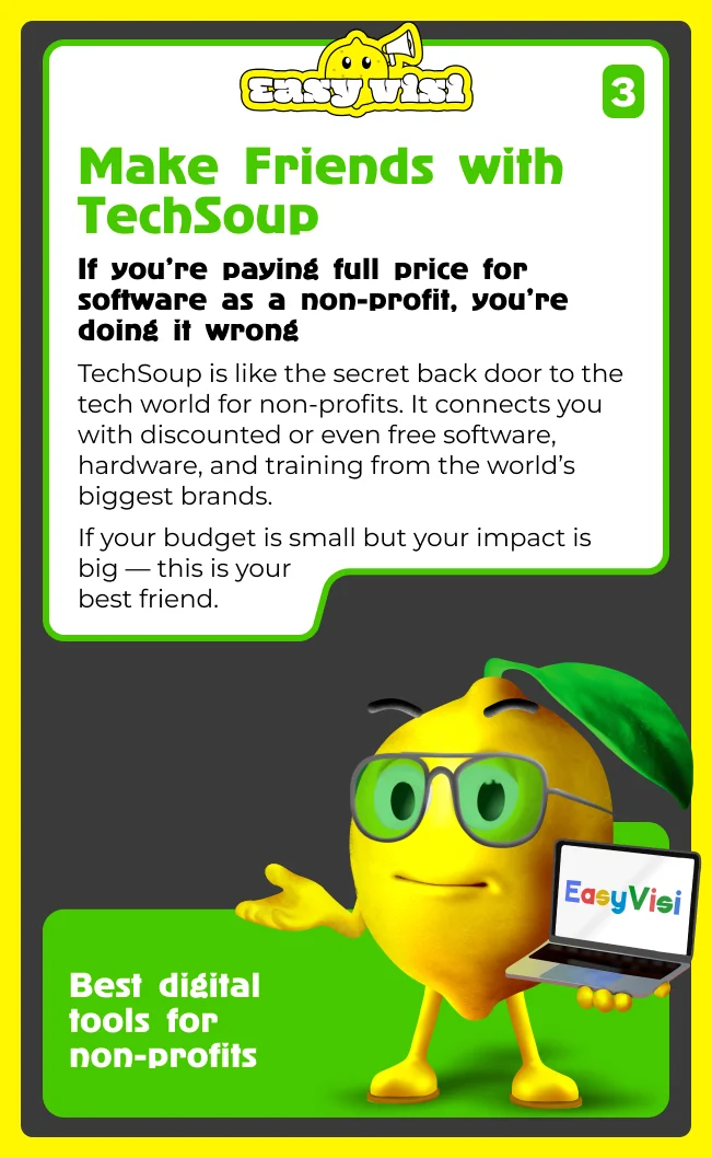 Make friends with TechSoup