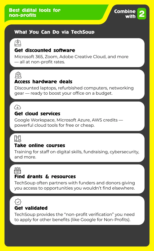 Make friends with TechSoup