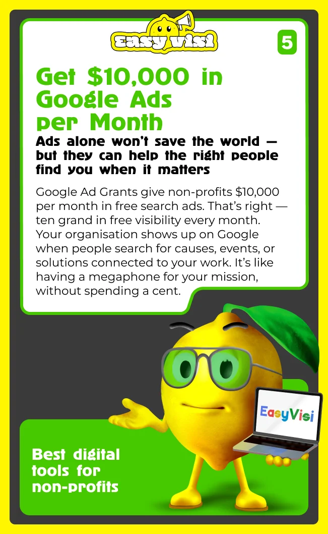 Get $10,000 in Google Ads per Month