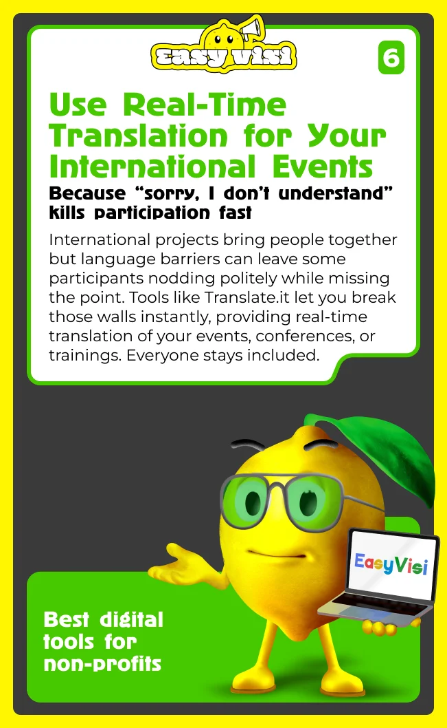 Use Real-Time Translation for Your International Events