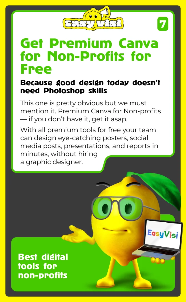 Get Premium Canva for Non-Profits for Free