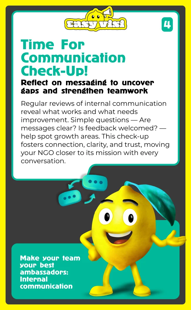 Time for communication check-up!