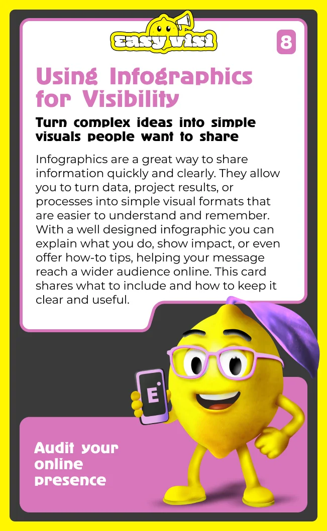 Using Infographics for Visibility