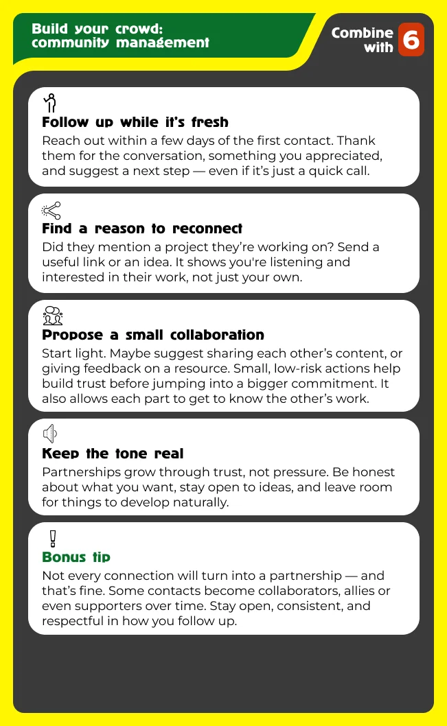 From Connection to Collaboration