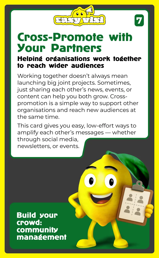 Cross-Promote with Your Partners