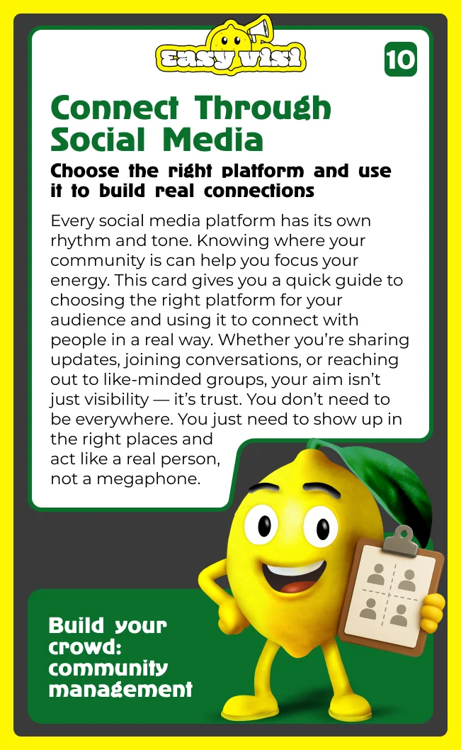 Connect Through Social Media