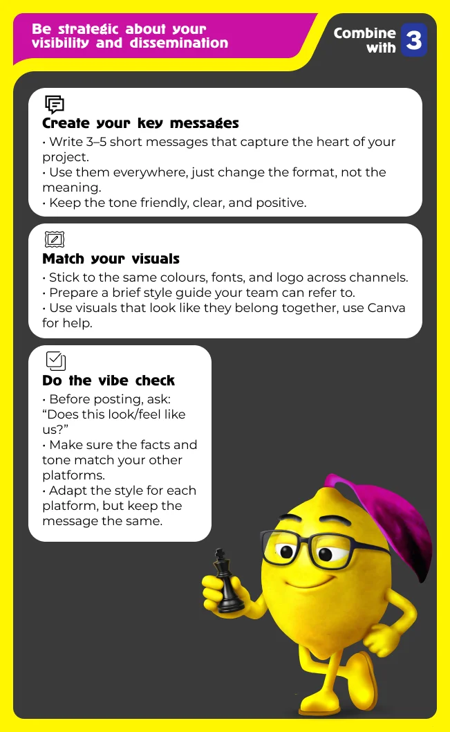 Keep your message consistent everywhere