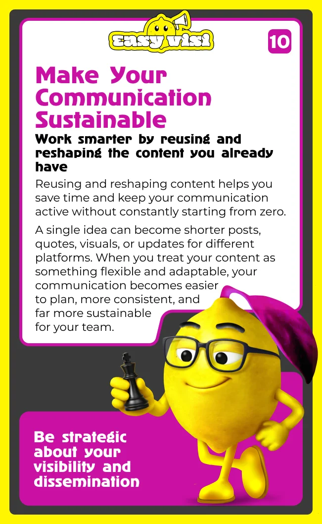 Make your communication sustainable