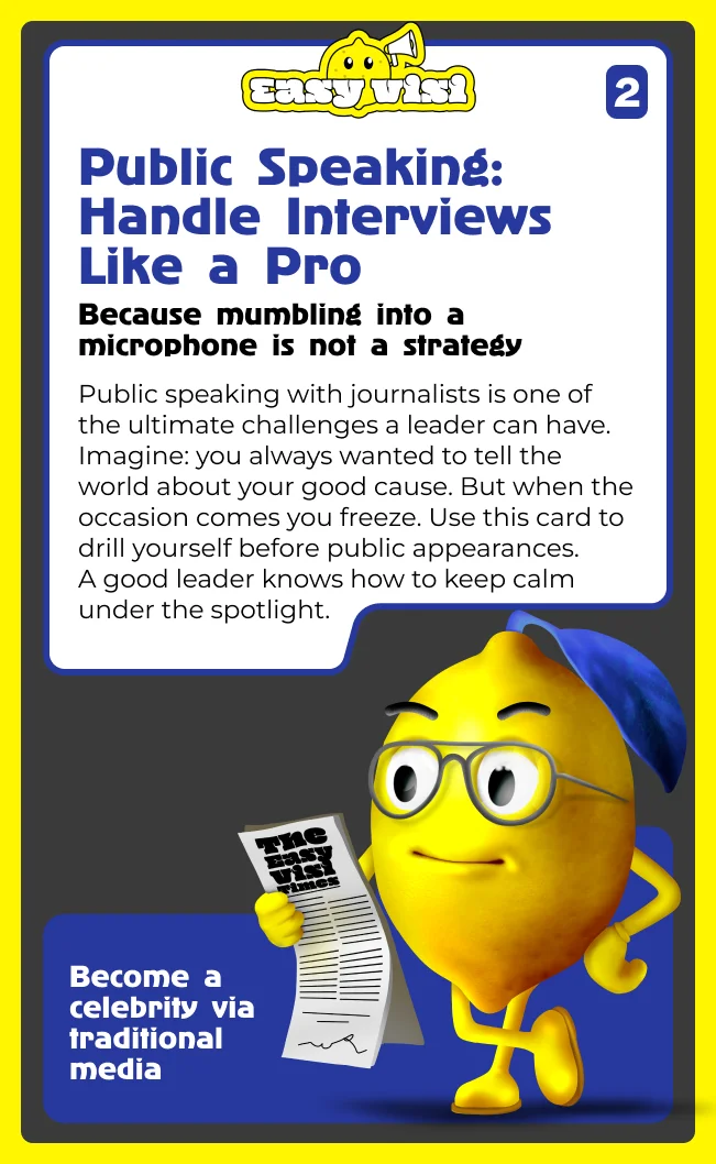 Public Speaking: Handle interviews like a pro