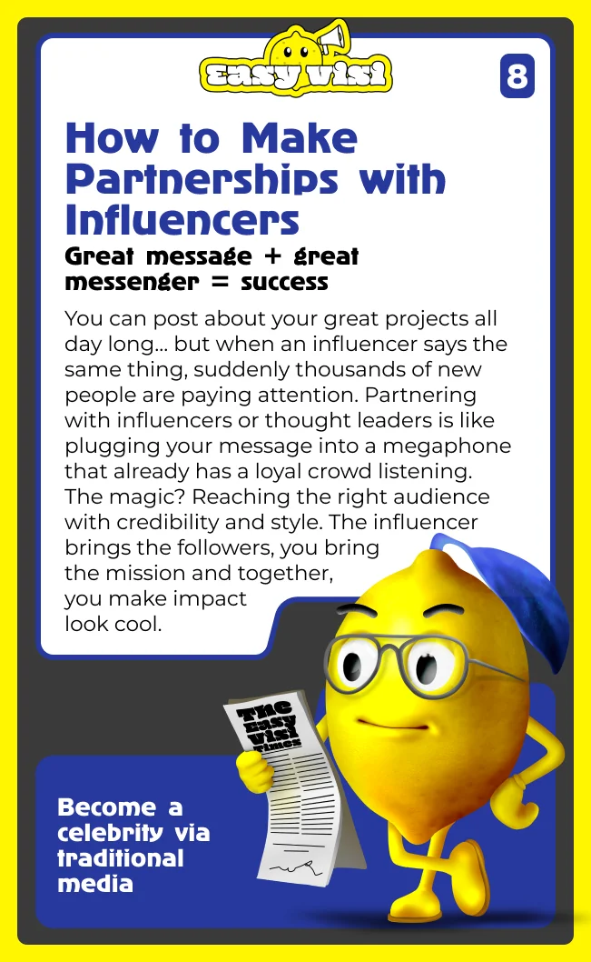 How to make partnerships with influencers