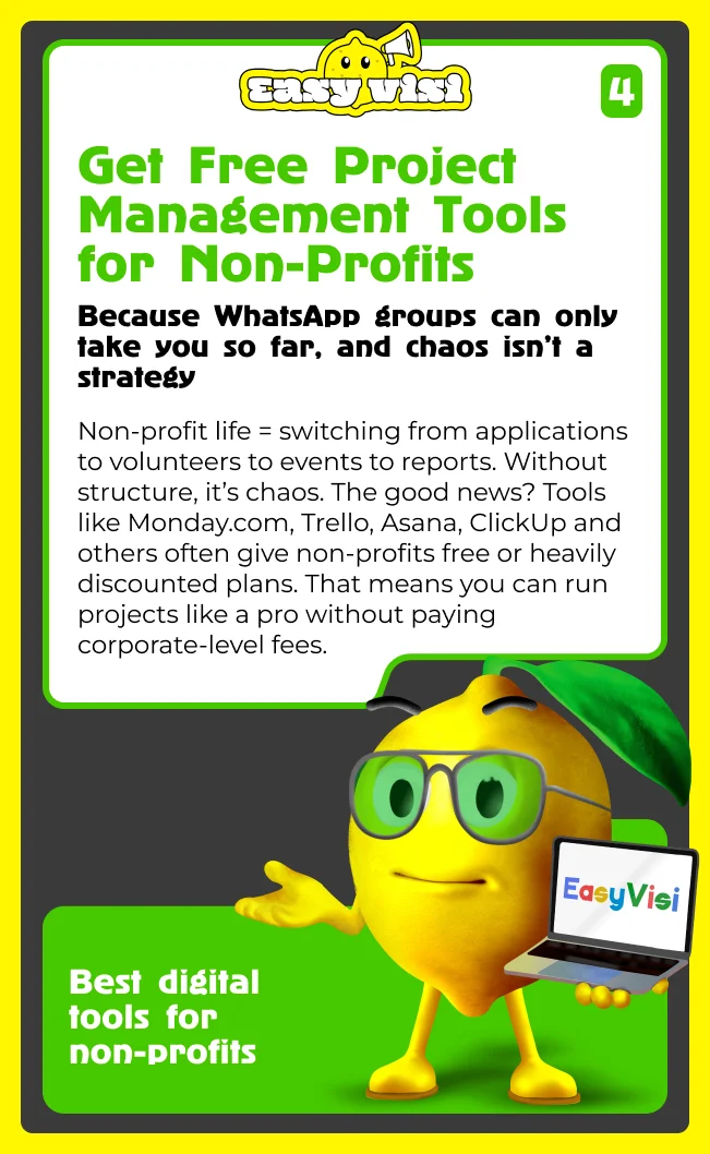 Get Free Project Management Tools for Non-Profits