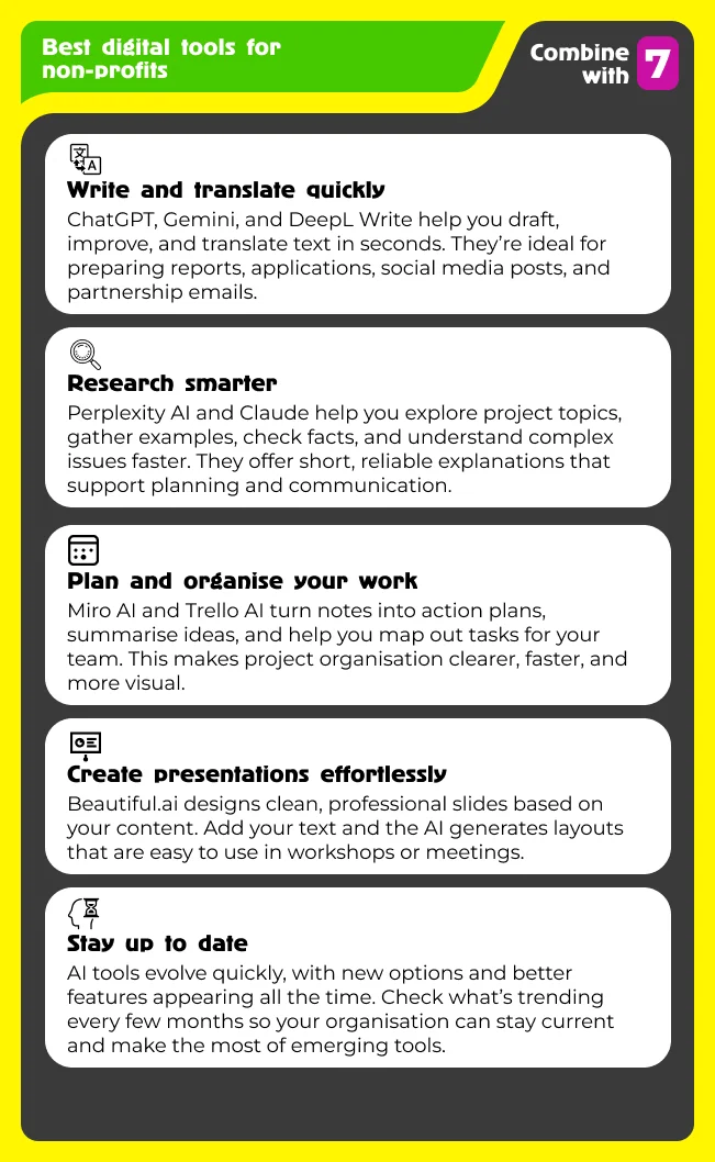 Use AI to work smarter, not harder