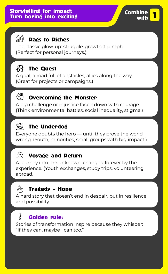 From Rags to Riches (and Other Storytelling Tricks)