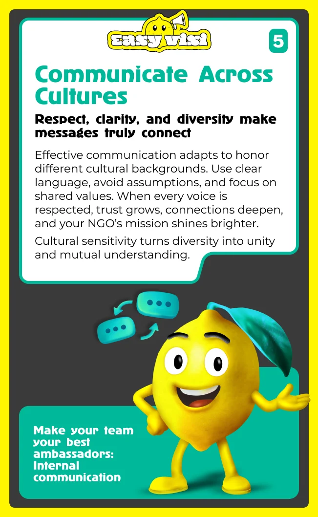 Communicate across cultures