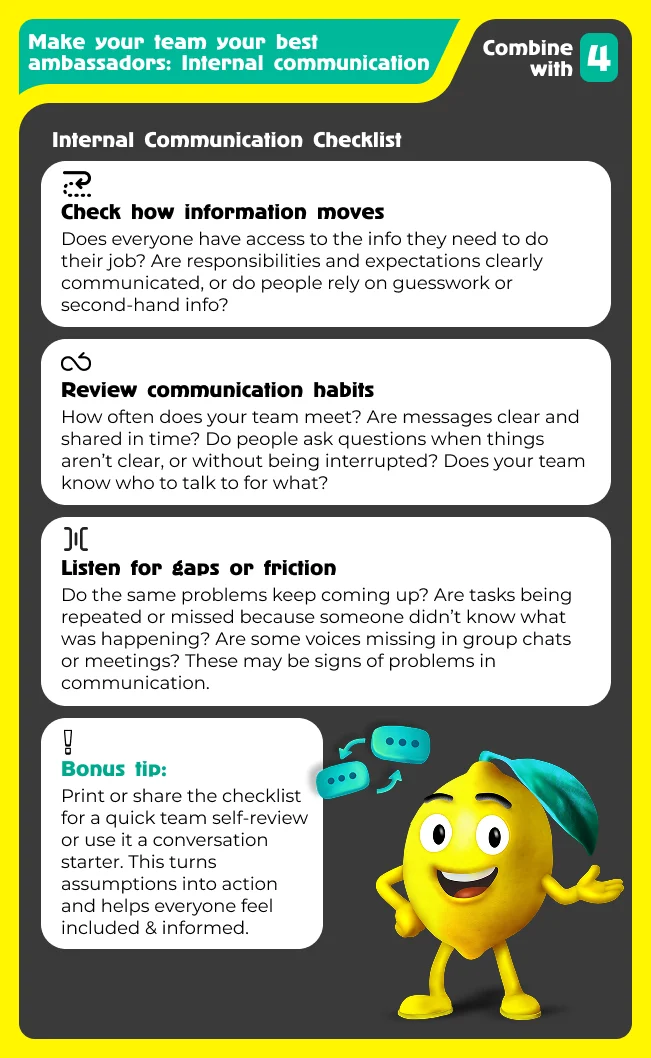 Internal Communication Checklist
