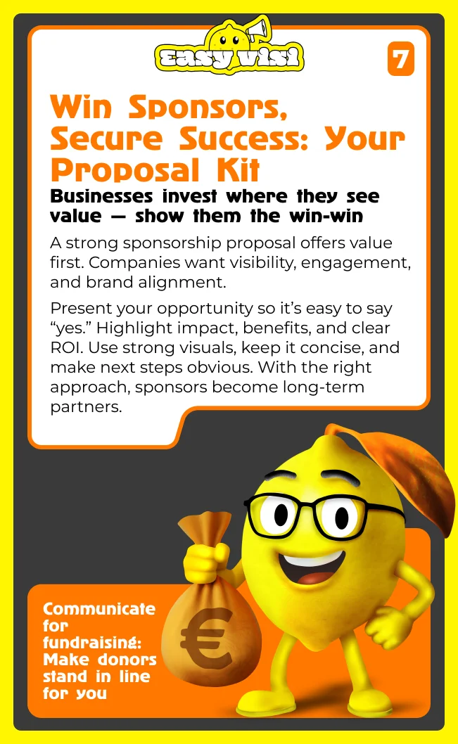 Win sponsors, secure success: your proposal kit
